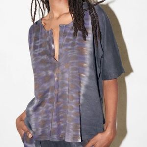 Raquel Allegra Henley T Shirt Size 3 L